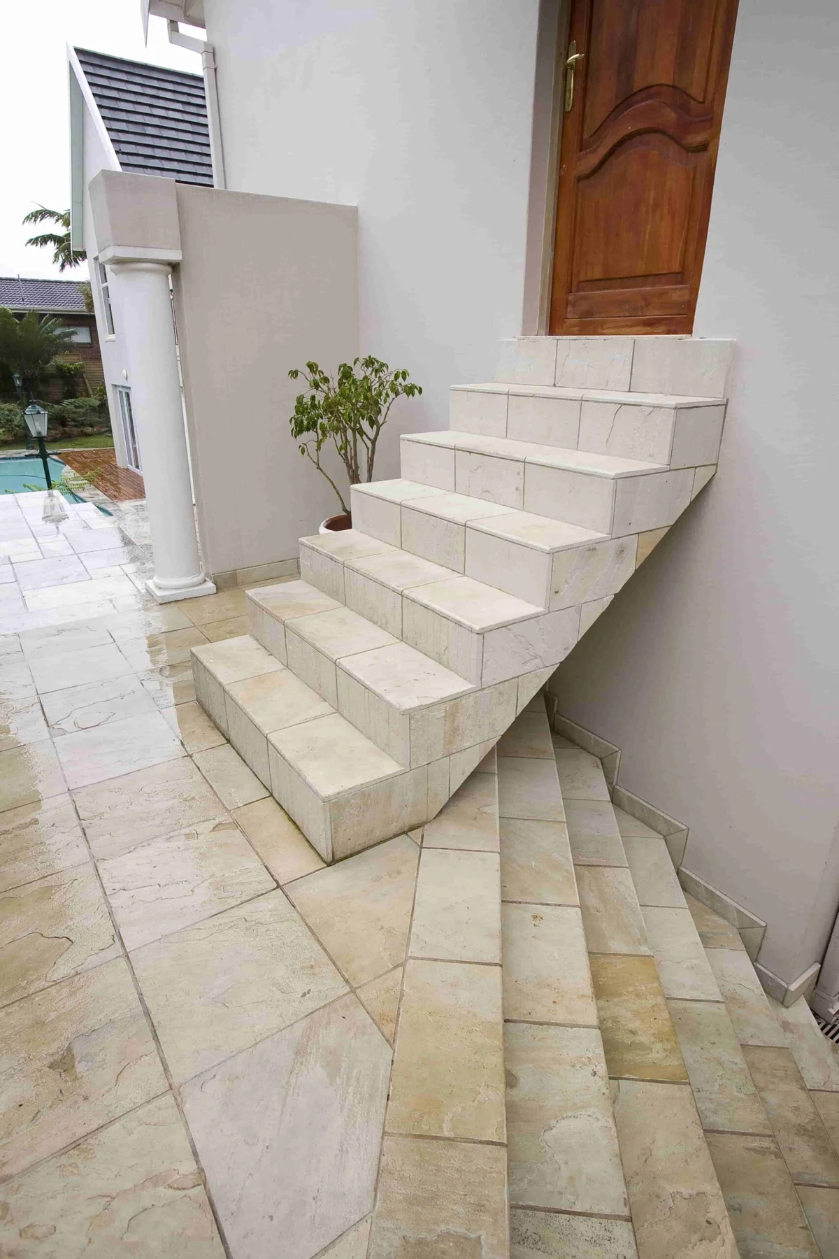 Marble staircases