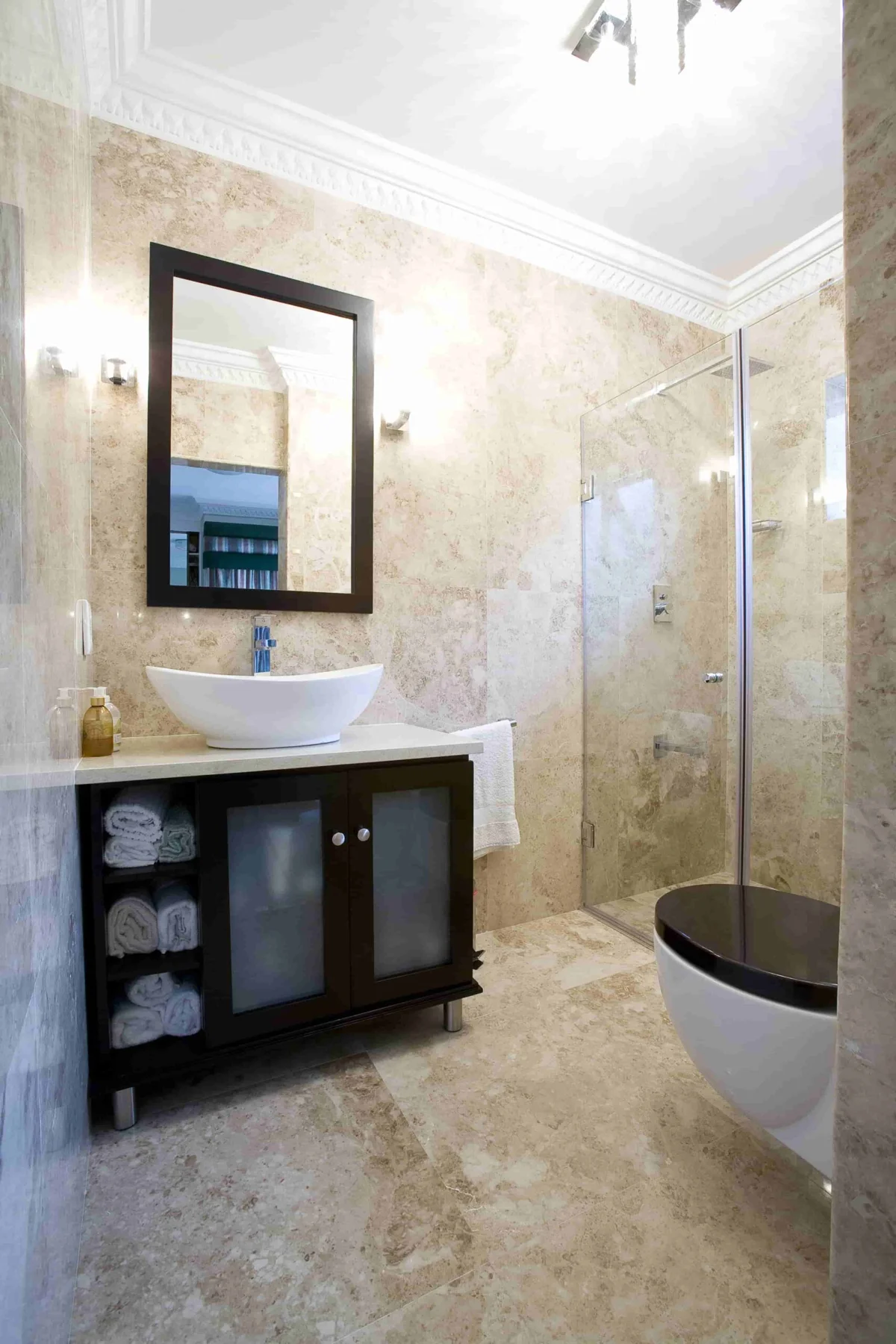 Marble bathrooms