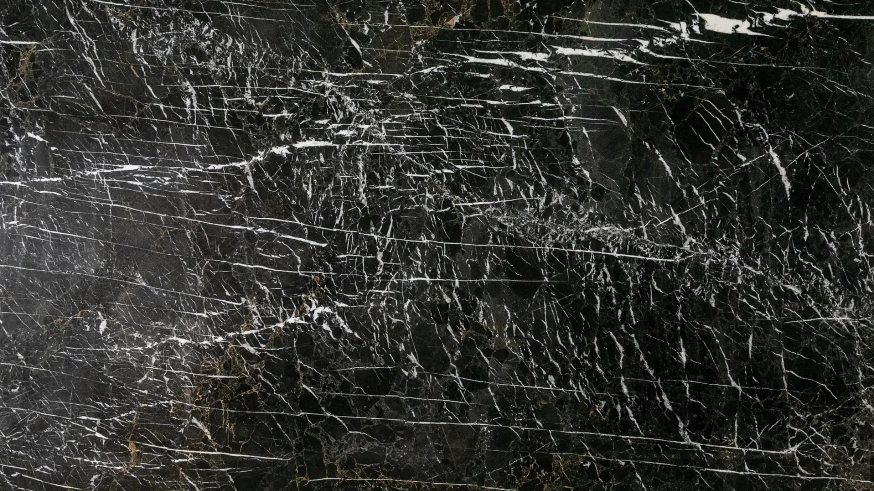 Natural Stone Collection Black Levidia Spider Marble Slab photograph for marble tile and slab selection