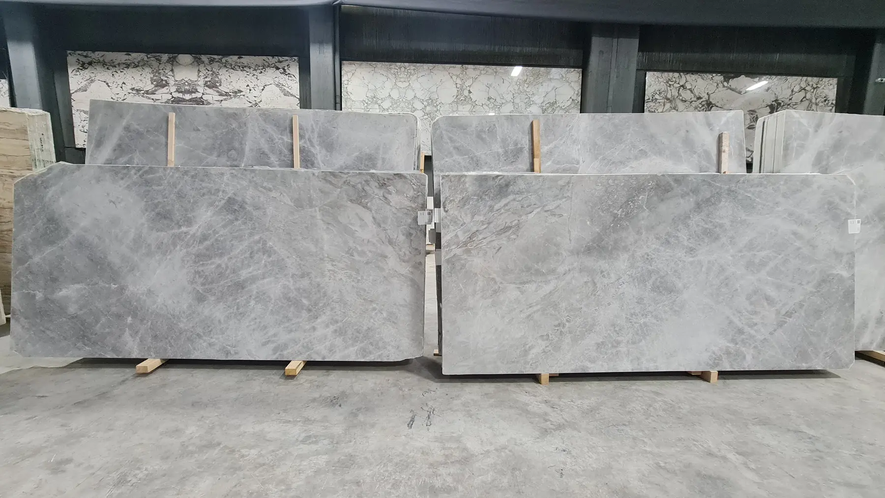 Natural Stone Collection Fendi Blue Marble Slab photograph for marble tile and slab selection