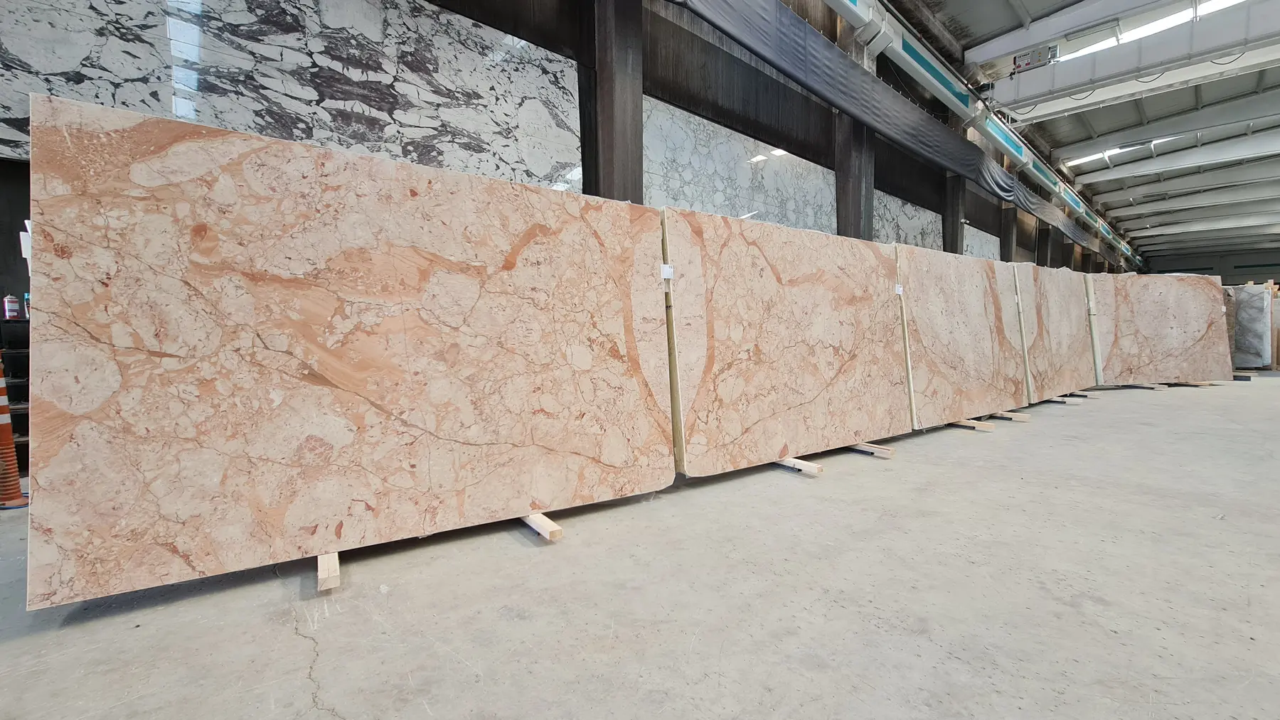 Natural Stone Collection Terracotta Marble Slab photograph for marble tile and slab selection